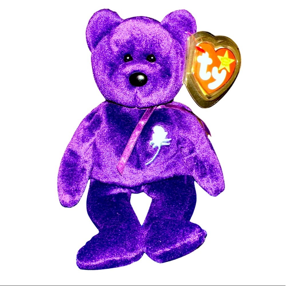 Princess Diana beanie bear 1997 made in china